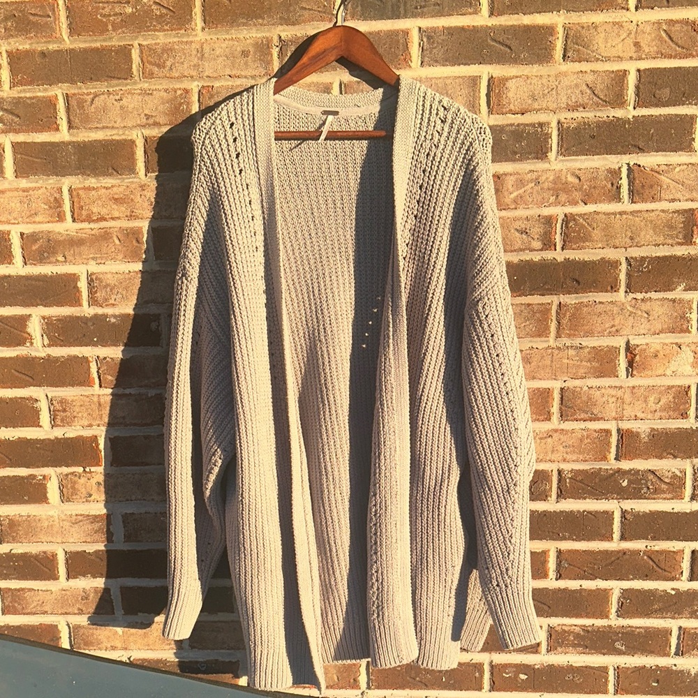 Free People Textured Knit Sweater